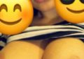 Petite salope beurette, bouche pulpeuse et gros seins pour crapuleries !!!